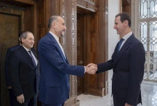 Iran, ministri i jashtem , Hossein Amirabdollain me kreun e Sirise, Bashar Assad