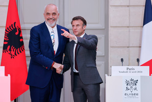 Emmanuel Macron & Edi Rama