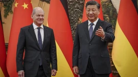 Olaf Scholz dhe Xi Jinping