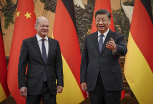 Olaf Scholz dhe Xi Jinping