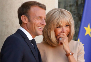 Emmanuel dhe Brigitte Macron