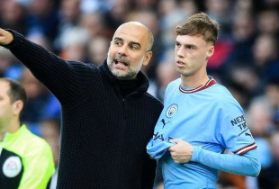 Cole Palmer & Pep Guardiola