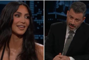 Kim Kardashian në emision te Jimmy Kimmel