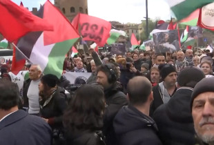 Protesta propalestineze Itali