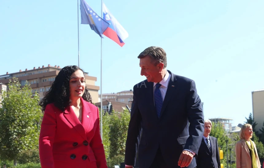 Vjosa Osmani & Borut Pahor