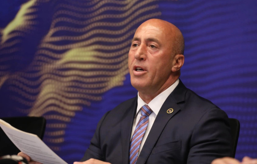 Ramush Haradinaj në konferencë për shtyp më 1 gusht