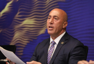 Ramush Haradinaj në konferencë për shtyp më 1 gusht
