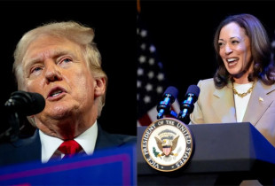 Donald Trump dhe Kamala Harris