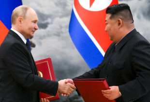 Vladimir Putin dhe Kim Jong-un