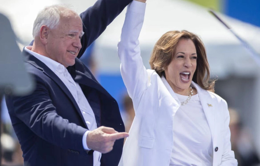 Tim Walz & Kamala Harris