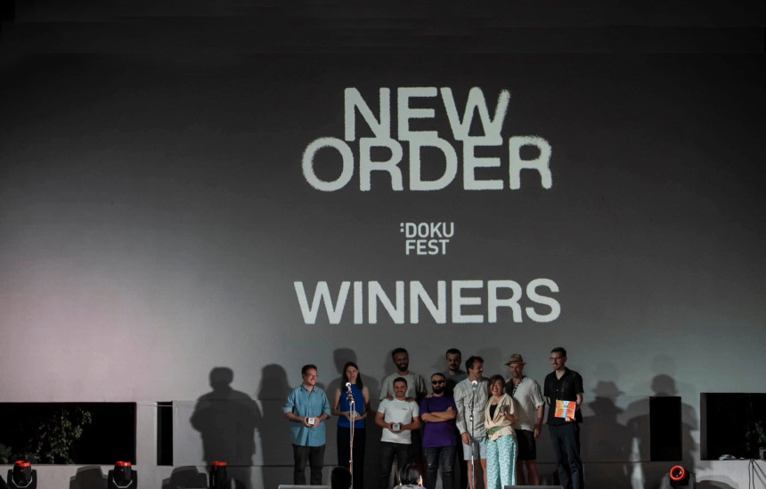 Fituesit e këtij edicioni në “DokuFest” (Foto: Ministria e Kulturës)