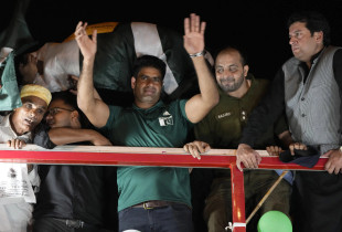 Atleti Arshad Nadeem - pritja madheshtore ne Lahore te Pakistanit