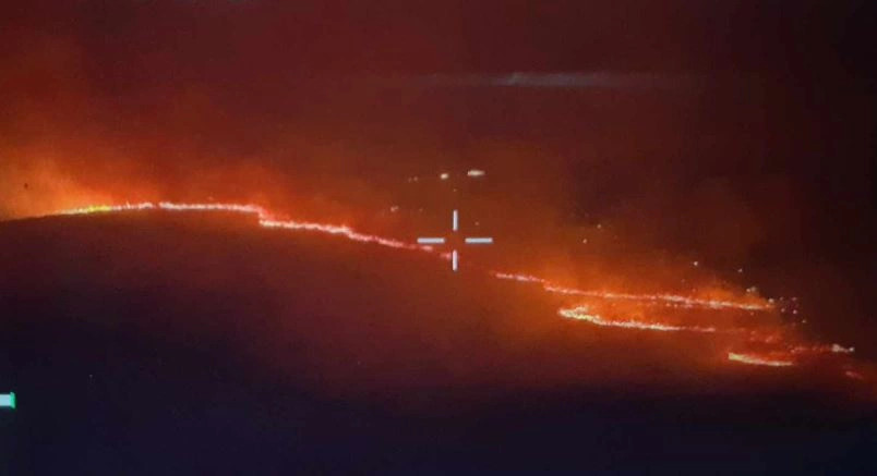 Zjarri përfshin Kodrën e Goleshit në Lipjan