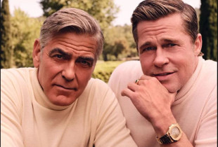 George Clooney dhe Brad Pitt