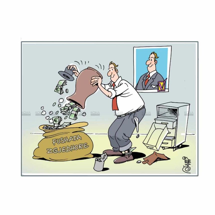 Karikatura e Dites - Koha për fushatë, "all in"