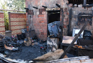 Shtepia e djegur ne Novi Sad