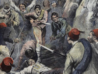 “Revolta shqiptare”, ilustrim nga revista italiane “La Tribuna Illustrata” e 16 gushtit të vitit 1910