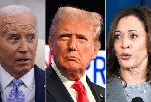 Joe Biden, Donald Trump, Kamala Harris