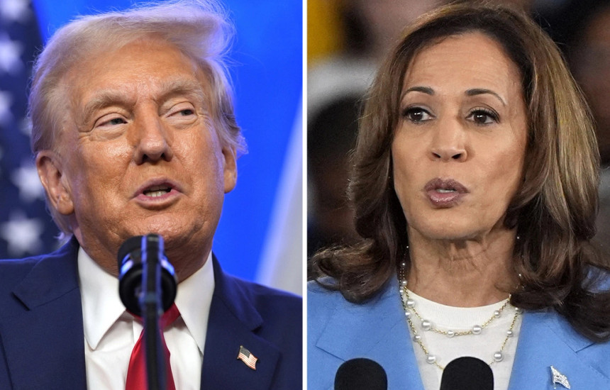 Donald Trump, Kamala Harris