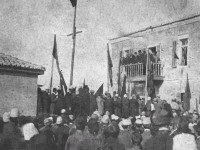 Festimi i përvjetorit të parë të Pavarësisë në Vlorë, 28 nëntor 1913 (Foto: Petro Dhimitri)