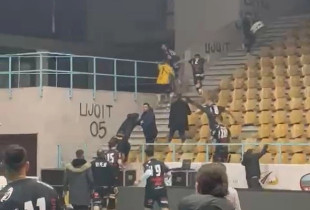Rrahja ne ndeshjen KV Ferizaj - KV Peja