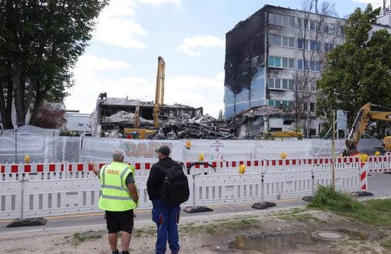 Fabrika "Diehl Metal Applications" në Berlin pas një zjarri për të cilin është fajësuar Rusia