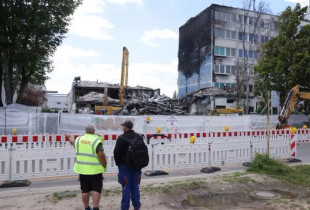 Fabrika "Diehl Metal Applications" në Berlin pas një zjarri për të cilin është fajësuar Rusia