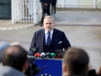 Riho Terras konference per media ne Kosove (Foto: Alban Bujari)