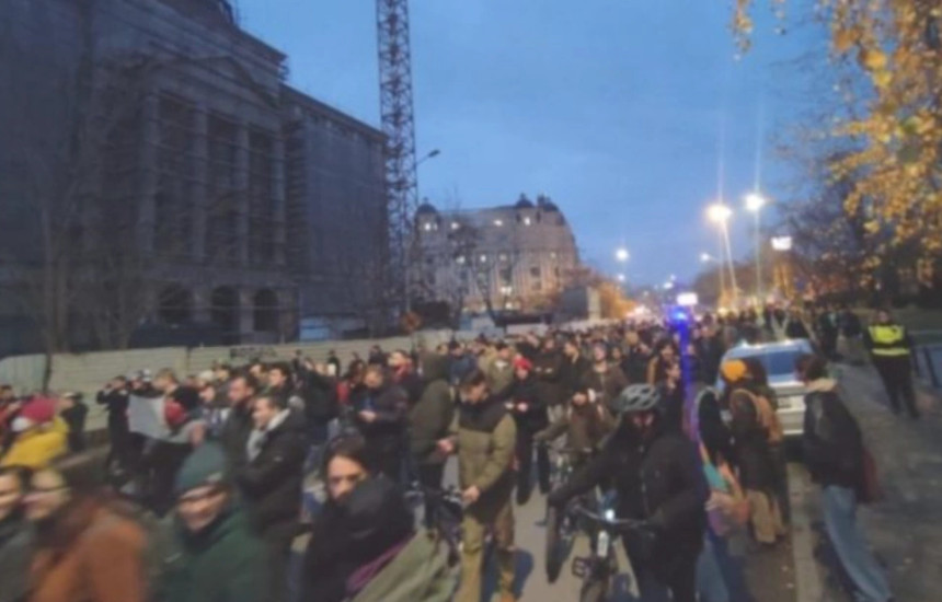Protesta kundër ndotjes së ajrit në Shkup