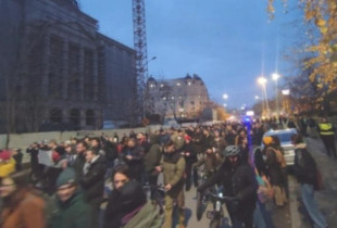 Protesta kundër ndotjes së ajrit në Shkup