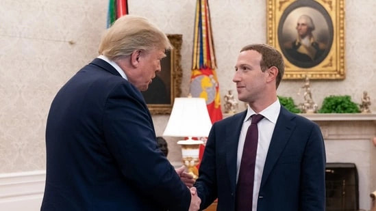 Donald Trump dhe Mark Zuckerberg
