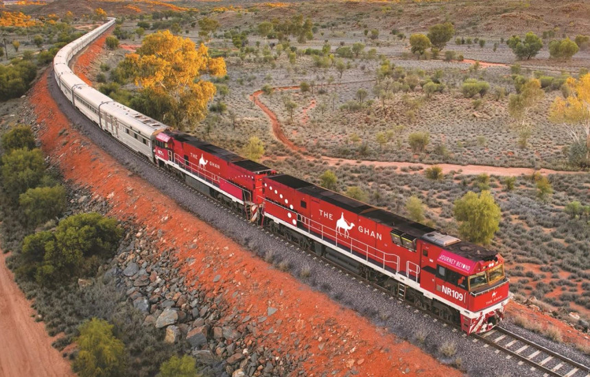 “Ghan” është një nga udhëtimet hekurudhore më epike në botë.