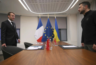 Emmanuel Macron dhe Volodymyr Zelensky