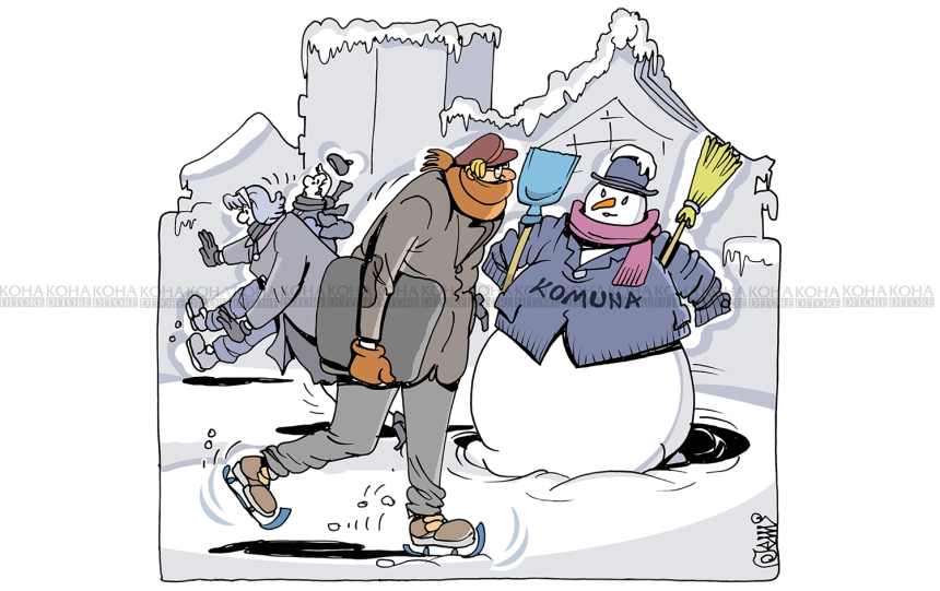 Karikatura - Bora dhe shëtitoret