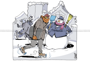 Karikatura - Bora dhe shëtitoret