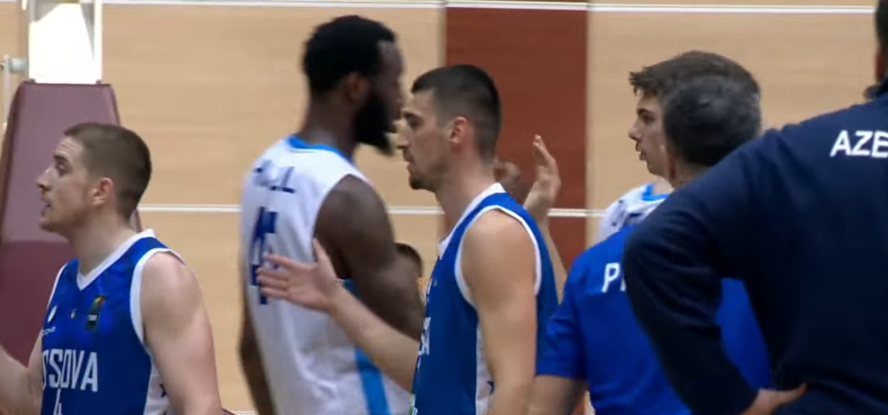 Basketboll, Kosova po barazon me Azerbajxhanin pas çerekut të parë