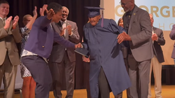 106-year-old man in the US receives his high school diploma