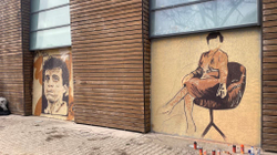 Figurat ikonike të kulturës e sportit i kthehen Mitrovicës në murale