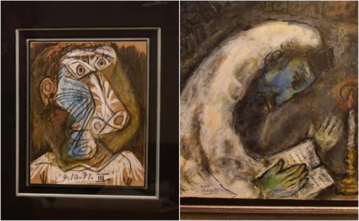 Des œuvres volées de Chagall et Picasso découvertes dans une cave à ...