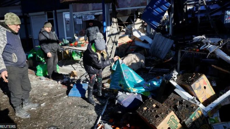 Shpërthim në një treg në Donetsk, 25 të vdekur