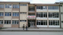 Protest about the schedule at the "Mihal Grameno" school in Fushë-Kosovo"