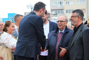 Glauk Konjufca dhe Ismail Kadare