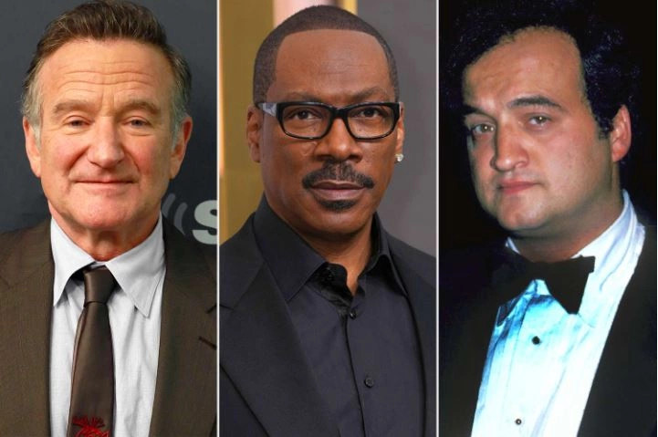 Robbin Williams, Eddie Murphy dhe John Belushi