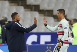 Cristiano Ronaldo dhe Kylian Mbappes