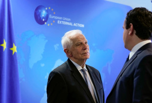 Shefi i diplomacisë së Bashkimit Evropian, Josep Borrell dhe kryeministri Albin Kurti