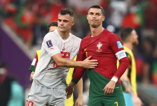 Granit Xhaka & Cristiano Ronaldo