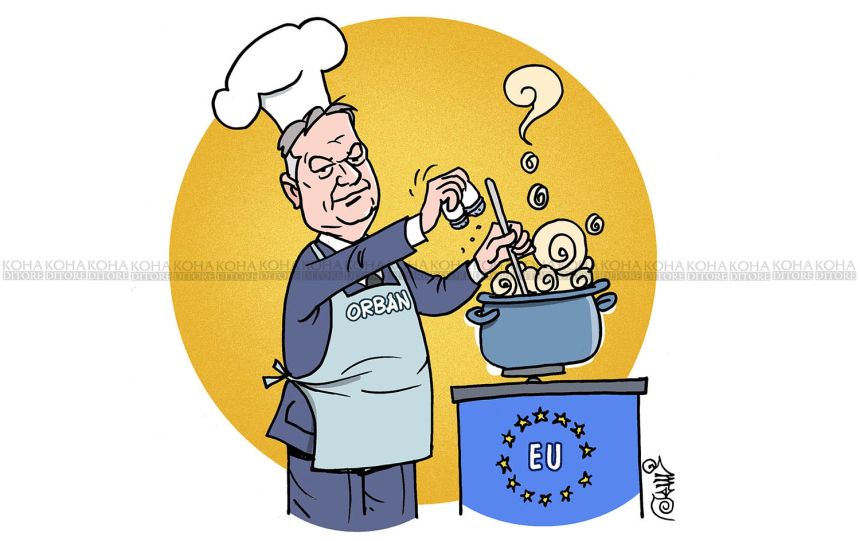 Karikatura e ditës - Politikat e Orbanit dhe BE-së