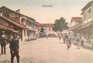 Ferizaj rreth viteve ’20 në një kartolinë