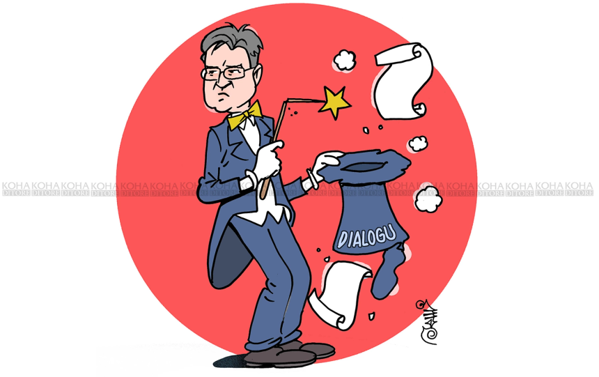 Karikatura e ditës - “Magjitë” e Lajçakut