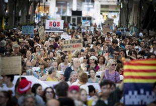 Protesta në Palma de Majorka